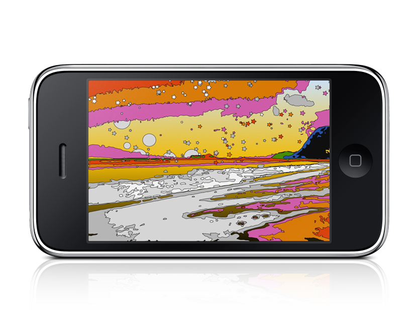 iPhone landscape image